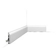ORAC DECOR - SX172 Plinthe Orac Decor - 8,5x1,4x200cm (h x p x L) - plinthe décorative polymère Pack 2 pièces - vignette