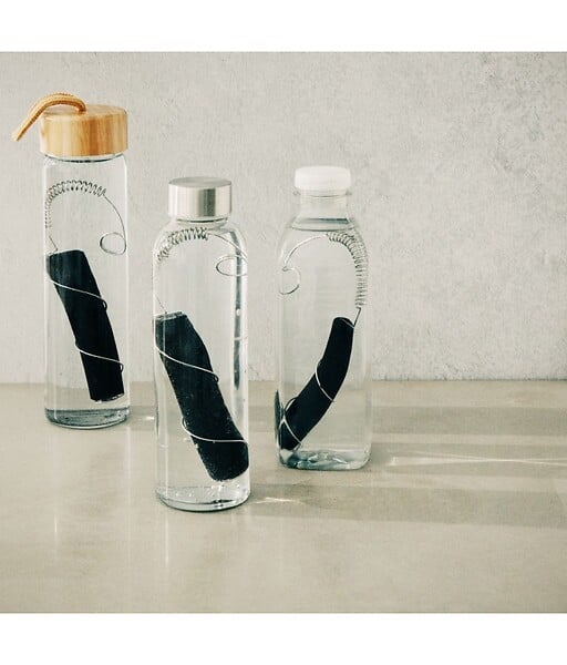 BLACK AND BLUM - Filtre à eau au charbon actif avec spirale inox Black & Blum - large