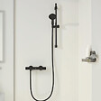 GROHE - Douchette 2 jets Vitalio Start 110 noir mat + Flexible 1750 mm - vignette
