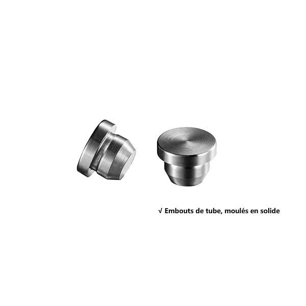 AICA SANITAIRE - Garde-corps avec main courante, 80cm, en acier inoxydable 304, garde-corps avec 3 traverses, pour intérieur et extérieur - large