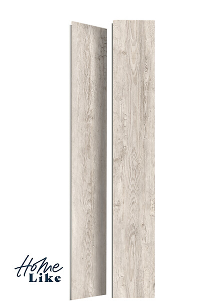 HOMELIKE - ECO50  Lame SPC CLIC avec  sous-couche intégrée BLANCHE - large
