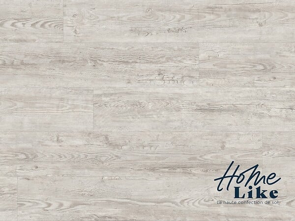 HOMELIKE - ECO50  Lame SPC CLIC avec  sous-couche intégrée BLANCHE - large