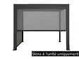HESPERIDE - Store 4 m pour pergola bioclimatique Evora 4 x 3 m graphite - Hespéride - vignette