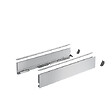 HETTICH - Profilé latéral de tiroir AvanTech YOU, H101mm x L550mm, argent, gauche et droite - HETTICH - 9353341 - vignette
