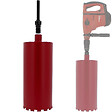 GT MARKET - Couronne diamant Ø 188 mm avec adaptateur pour perceuse et perforateur SDS-max - vignette