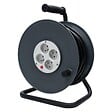 ZENITECH - Enrouleur H05VV-F 4 prises 40m 3G1,5 + coupe-circuit + support - Zenitech - vignette