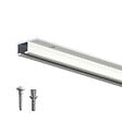 ARTITEQ - Cimaise Plafond Top Rail 200 cm + vis et chevilles - Cimaise Tableau pour plafond Artiteq Aluminium anodisé , Pack de 5 rails - vignette