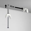 ARTITEQ - Cimaise XPO Rail 200cm - Cimaise Tableau Artiteq Pack de 5 rails , Noir - vignette
