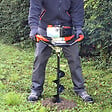 GT GARDEN - Tarière thermique 52 cm3, 3 CV + mèche 100 mm - vignette