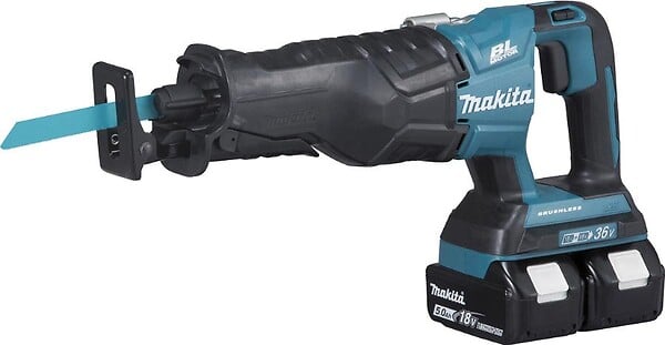 MAKITA - Scie sabre 2x5Ah 36V MAKITA DJR360PT2 en coffret + chargeur double - large