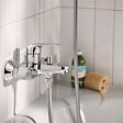 GROHE - Pack mitigeur mécanique Swift + Douchette 2 jets Vitalio Start 110 + Flexible1750 mm et support - vignette
