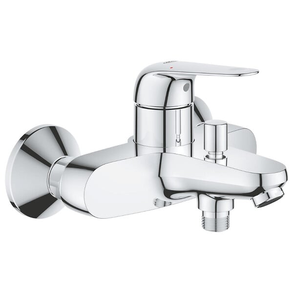 GROHE - Pack mitigeur mécanique Swift + Douchette 2 jets Vitalio Start 110 + Flexible1750 mm et support - large