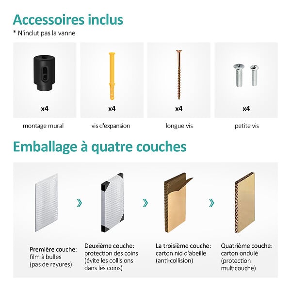 EMKE - EMKE Sèche-serviettes à Eau Chaude Panneau Plat, Sèche-serviettes connexion latérale pour, Anthracite 1041x600mm 670Watts - large