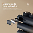 EMKE - EMKE Sèche-Serviettes Chauffage Central 1265 x 600 mm 776W – Radiateur Salle de Bain Eau Chaude, Anthracite - vignette