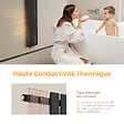 EMKE - EMKE Radiateur Chauffage Central 180 x 30 cm 559W – Radiateur Eau Chaude Vertical Étroit en Acier Noir - vignette