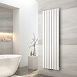 EMKE - EMKE Radiateur Chauffage Central 160 x 53 cm 877 W Connexion Centrale 50 mm – Radiateur Eau Chaude Mural en Acier Blanc - vignette