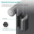 EMKE - EMKE Radiateur Chauffage Central 160 x 30 cm 501W – Radiateur Eau Chaude Vertical Étroit en Acier Noir - vignette