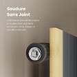 EMKE - EMKE Radiateur Chauffage Central 160 x 30 cm 501W – Radiateur Eau Chaude Vertical Étroit en Acier Noir - vignette