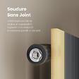 EMKE - EMKE Radiateur Chauffage Central 160 x 30 cm 501W – Radiateur Eau Chaude Vertical Étroit en Acier Anthracite - vignette