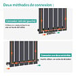 EMKE - EMKE Radiateur Chauffage Central 160 x 46 cm 751W Connexion Centrale 50 mm – Radiateur Eau Chaude Mural en Acier Anthracite - vignette