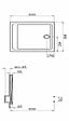 VITRA - Receveur de douche ARKITEKT carré 90x90cm antidérapant - VITRA - 5806L003M0578 - vignette