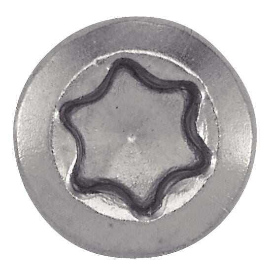 ACTON - Vis bois terrasse tête fraisée réduite inox A4 empreinte Torx T25 double filet et antifendage 5x70 boîte 100 p1 embout - large