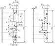 ASSA ABLOY - GACHE EQUERRE VERNIS BR PD45 - vignette