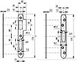 ASSA ABLOY - GACHE EQUERRE VERNIS BR PD45 - vignette
