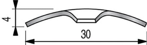 DINAC - Bande seuil laiton à  vis 0,83mm - DINAC - 2023010 - large