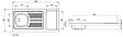 MODERNA - Evier kitchenette ISEO 1 cuve inox L1000mm - MODERNA - CPBD100A30 - vignette