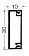 OBO BETTERMANN - Moulure AX 2m blanc 50x20mm sans cloison - OBO BETTERMANN - 6131612 - vignette