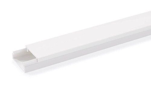 OBO BETTERMANN - Moulure AX 2m blanc 22x10mm sans cloison - OBO BETTERMANN - 6131603 - large