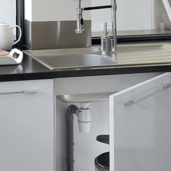WIRQUIN - Siphon d’évier NEO AIR D40 Bi-injection avec prise machine à laver - WIRQUIN - 30722145 - large