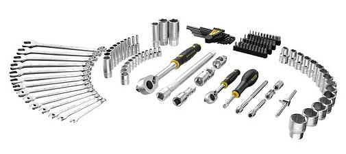 STANLEY Fatmax - Boîte de 3 tiroirs outillée PRO-STACKâ„¢ 126 pièces - STANLEY - FMMT98107-1 - large