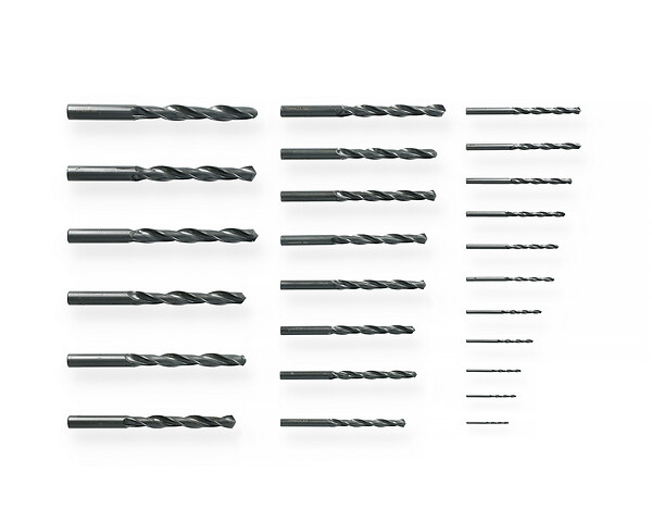 HANGER - Coffret de 25 forets en acier HSS laminés de 1 à  13mm - HANGER - 155091 - large