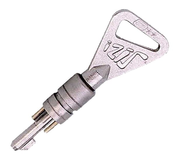 ISEO - Mécanisme IZIS 572 A2P* HB3 vertical fouillot or droite - ISEO - 9704VFIZ01.5 - large