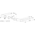 LOCINOX - BEQUILLE DOUBLE C8 X 60 ALUMINIUM - vignette