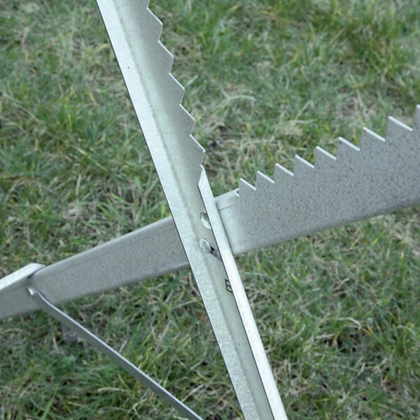 RIBIMEX - Chevalet porte buche RIBIMEX en metal - large