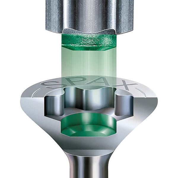 SPAX - Embout T-STAR 50 mm acier inox A2 (5 pcs) - SPAX - large