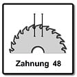 MAKITA - Lame de scie circulaire MAKITA B-33495, Makblade+ T.C.T, 260 x 30 mm, 48 dents, pour bois - vignette