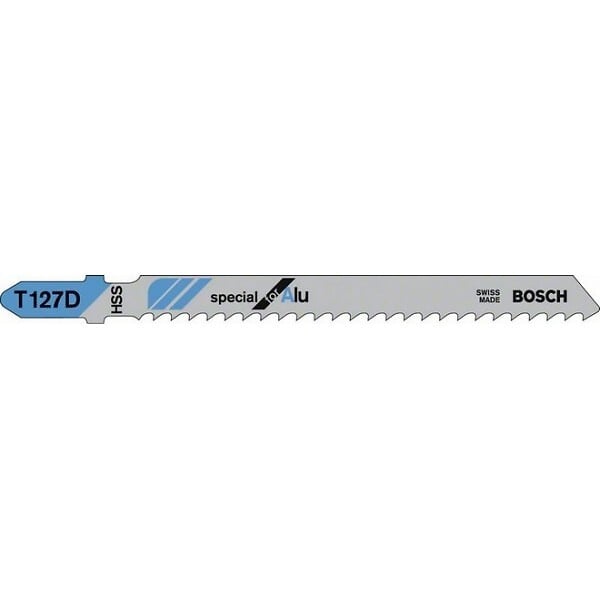BOSCH - Lot de 5 lames de scie sauteuse T 127 D BOSCH 2608631017 Special for Alu - large