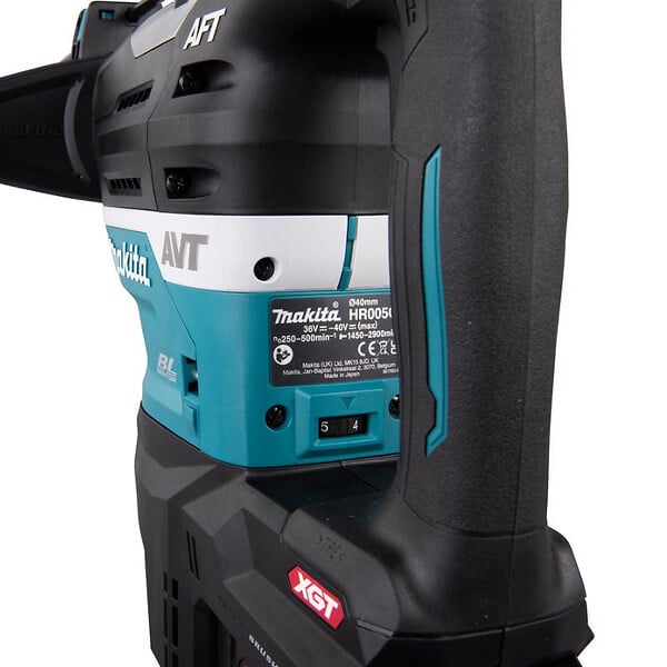 MAKITA - Perforateur-burineur SDS-MAX 40V max Li-Ion XGT MAKITA HR005GZ01 40 mm - Machine seule - large