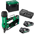 HIKOKI - Cloueur 90mm-18V-5Ah - HIKOKI - NR1890DCAWQZ -Li-ion Brushless-Tête en D bande papier - Hitcase IV - vignette