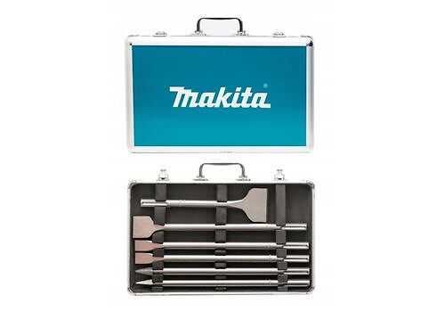 MAKITA - Coffret de 6 burins MAKITA D-42488 à emmanchement SDS Max - large