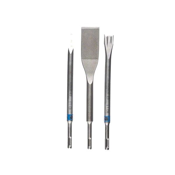 BOSCH - Lot de 3 burins long life SDS-plus BOSCH PRO 2607019159 - large