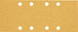 BOSCH - 10 Feuilles abrasives BOSCH C470 115 x 107 mm - vignette