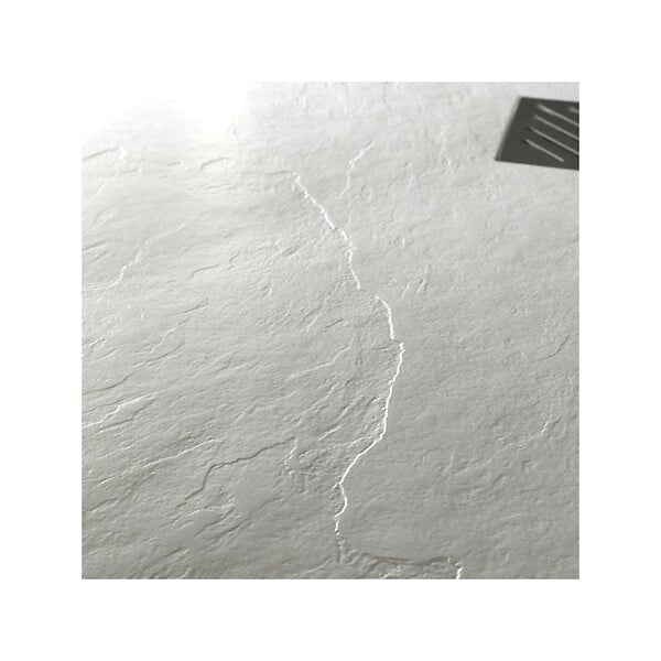PLANETE BAIN - Receveur de douche à poser blanc 80x160 grande taille - large
