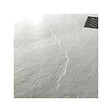 GODART - Receveur de douche extra plat 70x120 en Solid stone texture ardoisée blanc - vignette