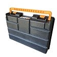 ARTPLAST - Boîte de rangement professionnelle Organiseur 23 compartiments amovibles Noir Orange 44.3 x 31.7 x 8 cm ARTPLAST - vignette