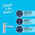 GROHE - Robinet de cuisine Get chromé + microfibre - vignette
